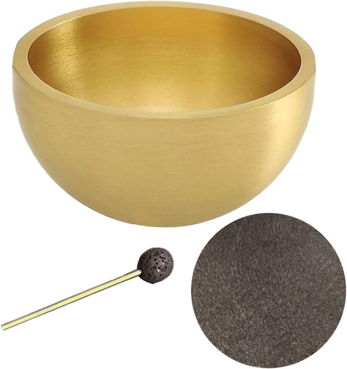 Meditatie Klankschaal Set - Tibetaanse Zangschalen - Mindfulness en Yoga - Handgemaakt Koper - 4 cm Diameter - Niet gespecificeerd