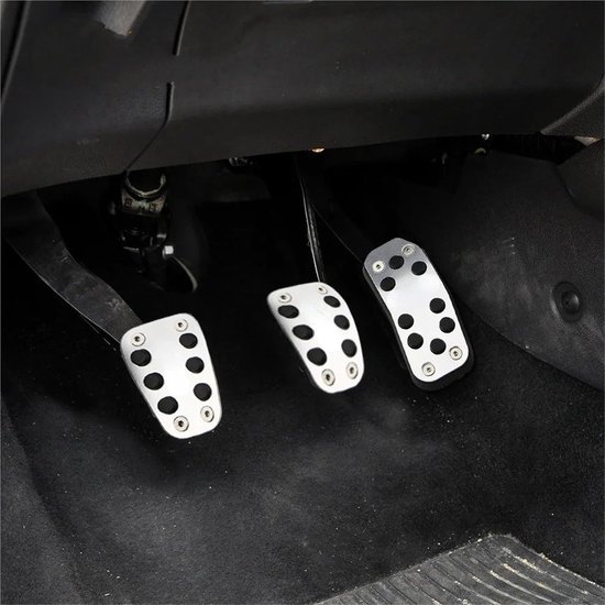Pedaalhoezen Auto - Accessoires Interieur - Verbeteren Rijervaring - Antislip Oppervlak - 25 x 10 x 5 cm - Metaal — afbeelding 2