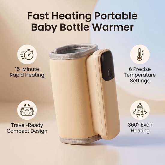 Keukengereedschappen en Accessoires USB-snelverwarming Babymelkverwarmer voor Buitenreizen Auto Draagbare Flessenwarmer, Draagbare Flessenwarmer — afbeelding 4