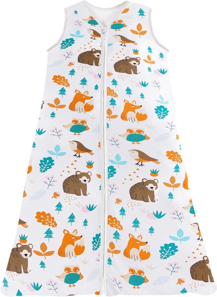 Baby Slaapzak - Wearable Blanket - Comfortabel Slapen - 100% Katoen Ademend - 130 cm - Groen