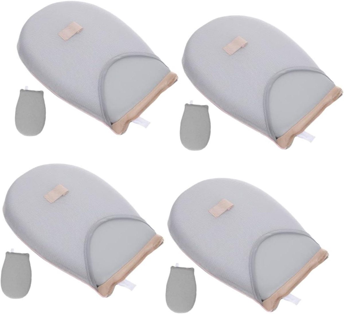 Stoomhandschoen - Strijkhand - Kleding Stomen - Hittebestendig - One Size Fits Most - Grijs