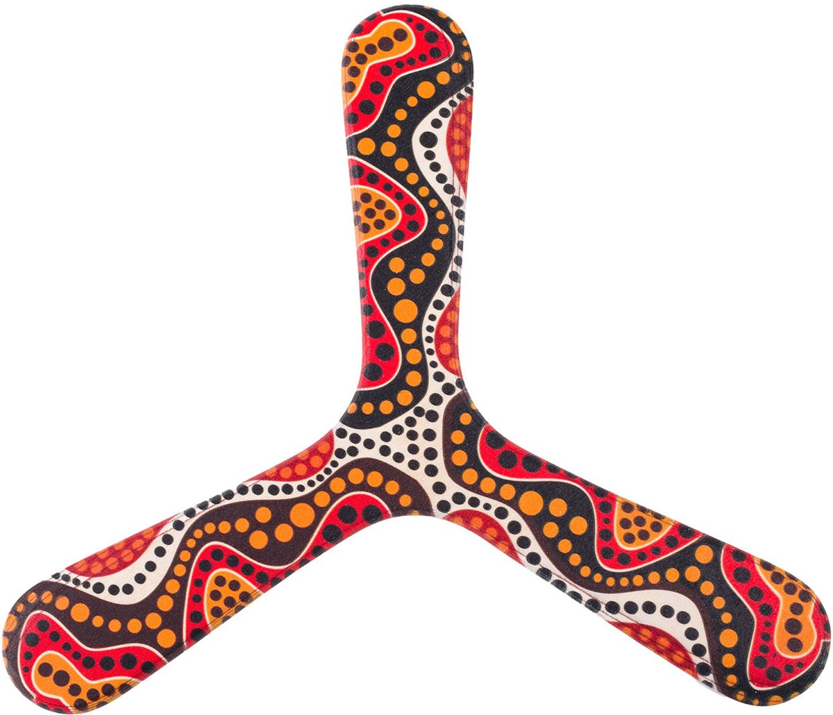 Boemerang Wallaby Boomerang Ozzie WB001 Regenboog 24 cm