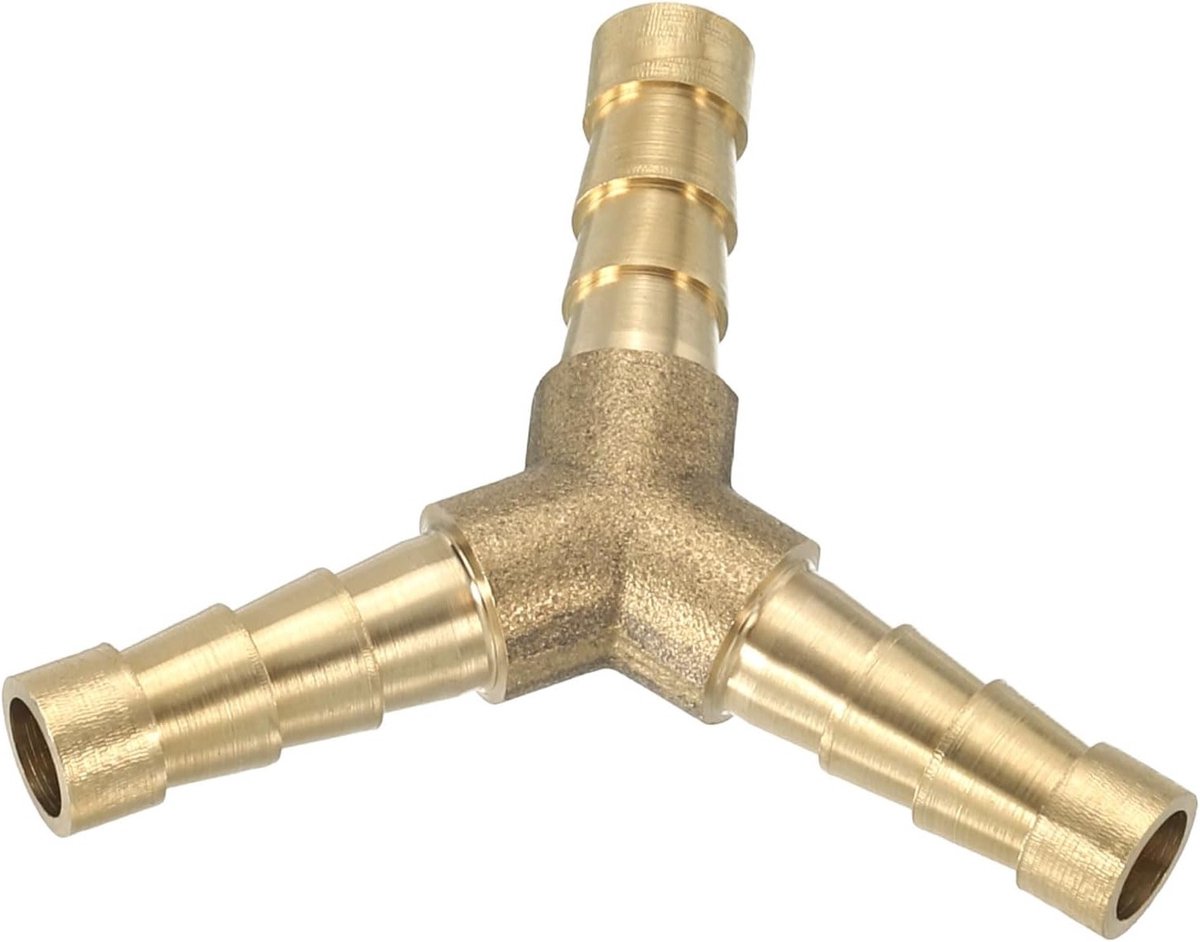 Y Type Messing Slangverbinder, Barb Union Fittingen voor Water, Olie en Gas - Reparatieset voor Slangen en Aansluitingen