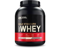 Optimum Nutrition Gold Standard 100% Whey Protein - Cookies & Cream - Proteine Poeder - Eiwitshake - 2270 gram (71 servings)