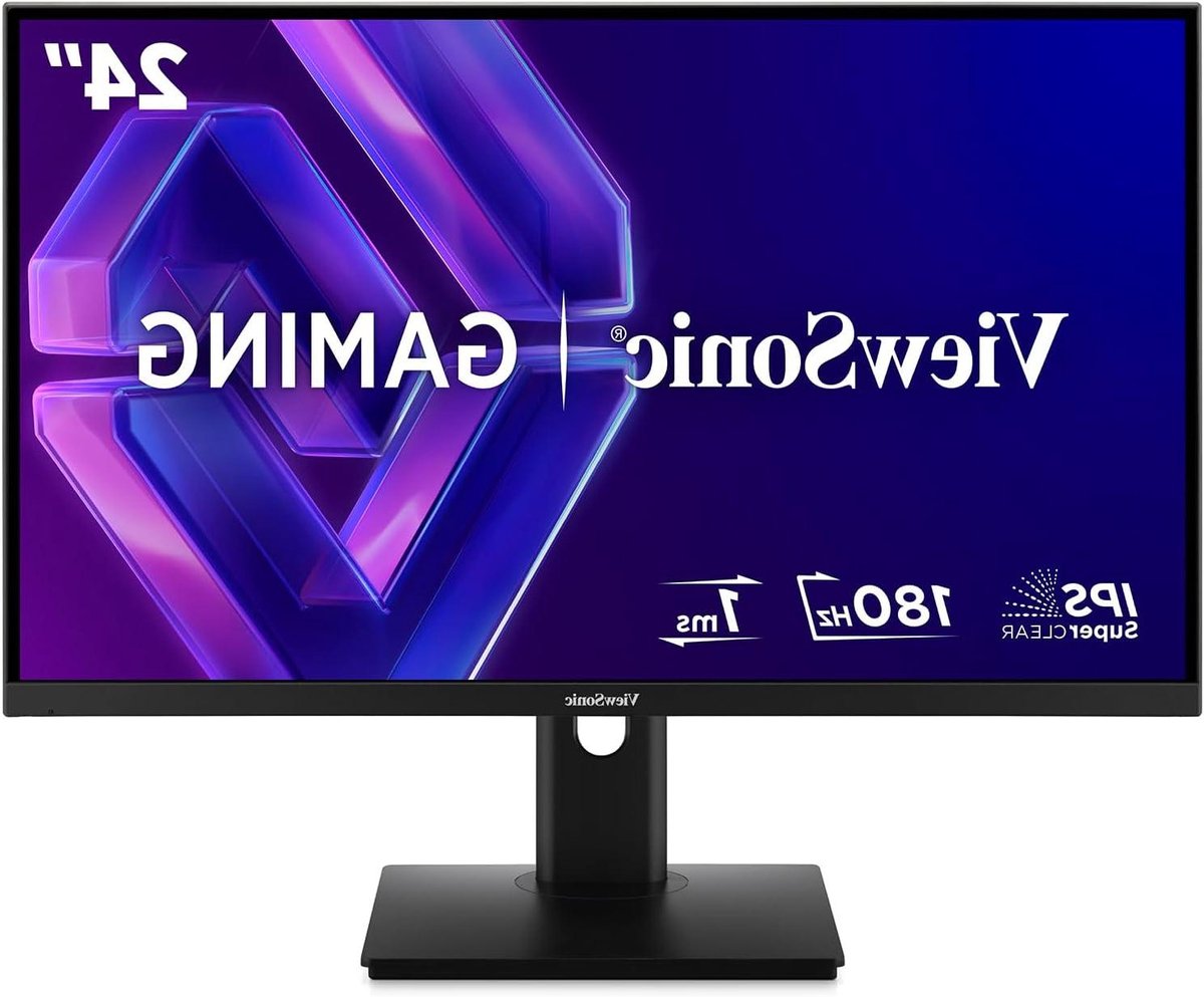 LED Monitor - Scherm Computer - Langdurig Kijken - Blauwlicht Filter - 24 Inch - Zwart