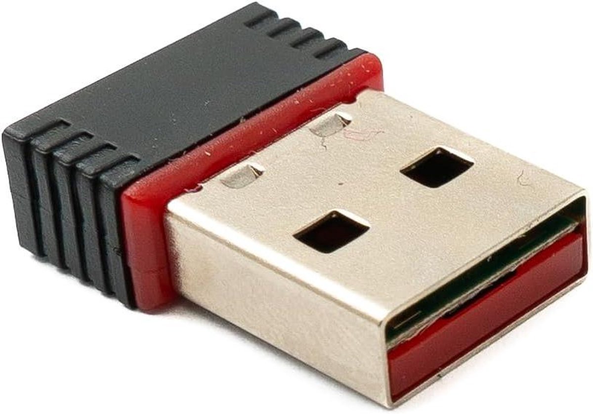 USB Adapter Bluetooth - Wifi Dongle - Draadloos Verbinding Maken - Tot 5 Apparaten - 150 Mbps - Zwart