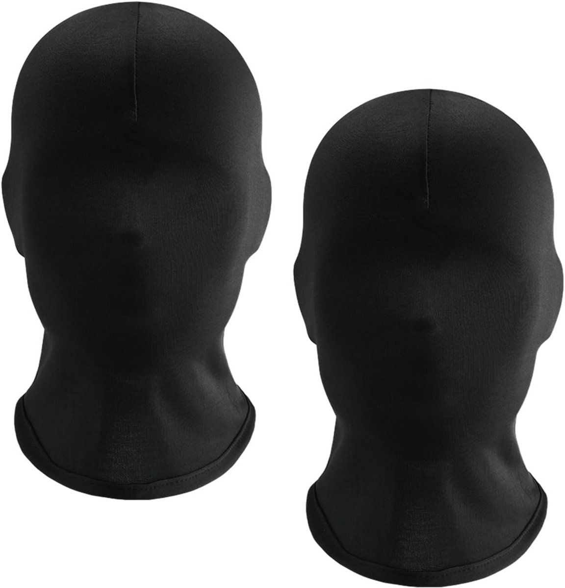 Set van 2 Stuks Ademend Gezichtsscherm UPF 50+ Zonnebescherming voor Buitenactiviteiten en Feestdagen
