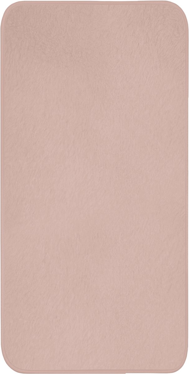 Badmat 60x120 cm - Antislip - Roze - Palet - Oud - Effen - Oudroze - Badmatten voor badkamer - Badkamermat - Douchemat - Badkamer mat