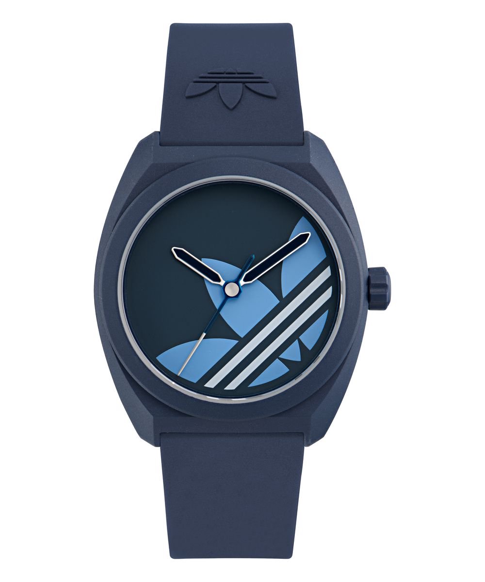 Adidas Originals Project Three AOST26046 Horloge - Kunststof - Blauw - Ø 42 mm