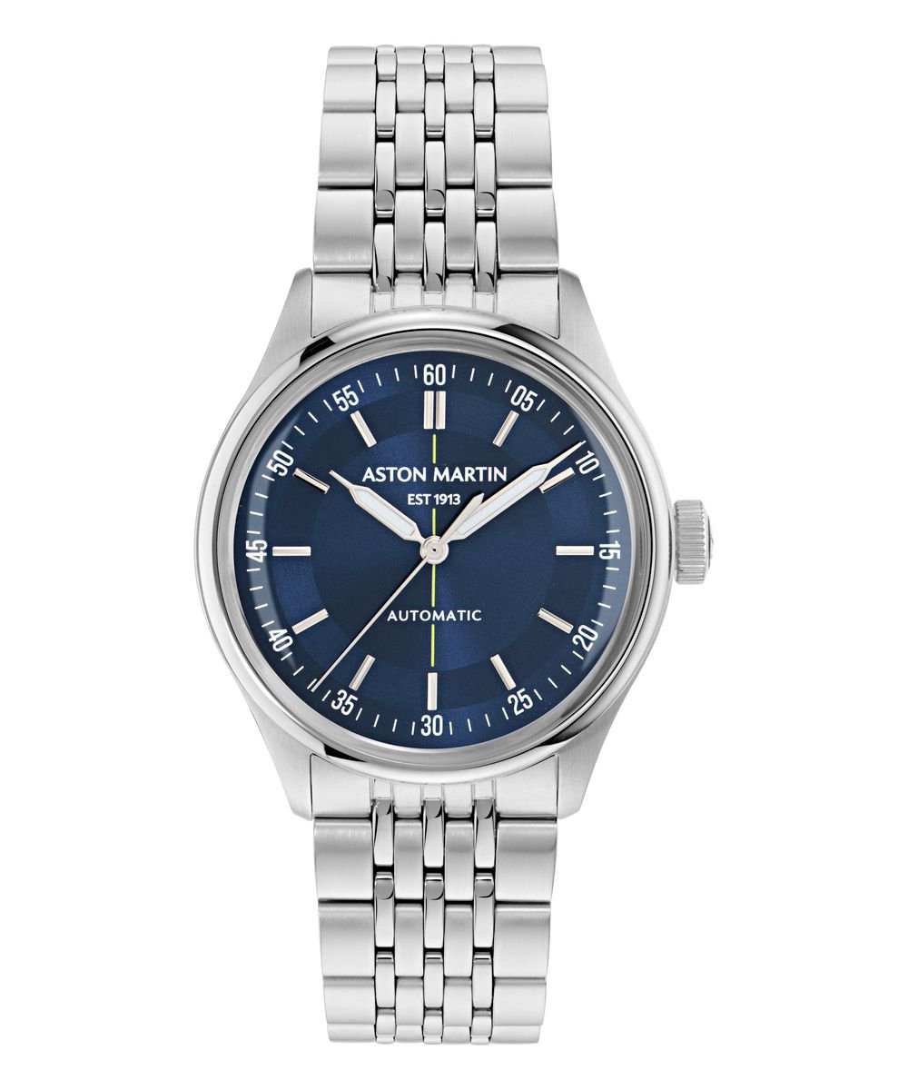 Aston Martin Timeless TS1 MTTS1S603 Horloge - Staal - Zilverkleurig - Ø 39 mm
