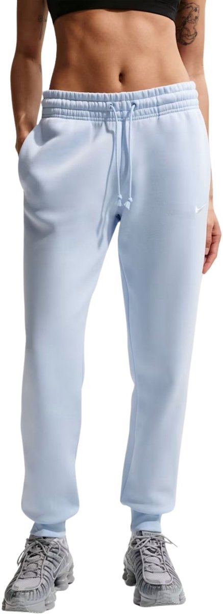 Nike Phoenix Fleece Joggingbroek Dames S Blauw