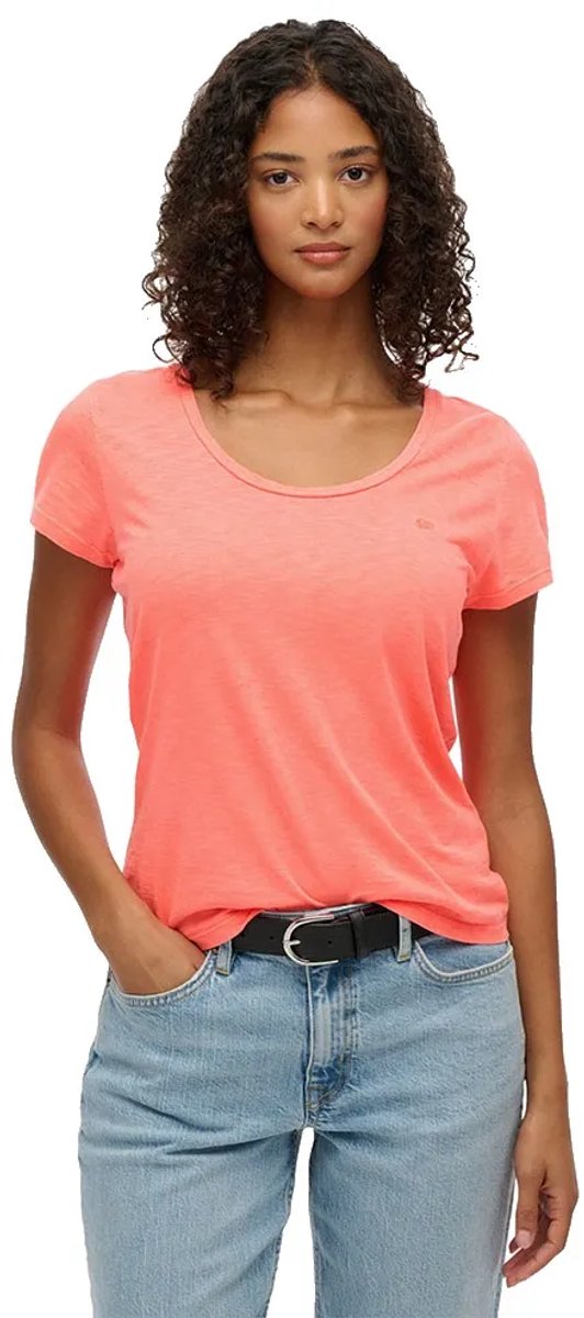 Superdry Studios T-shirt met slanke pasvorm Dames T-shirts Koraal
