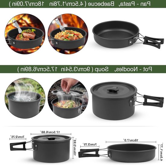 Campingkookgereiset, outdoor, serviesset van Camp — afbeelding 4