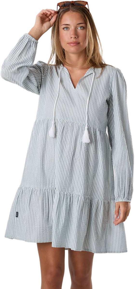 Seaside Marina Seersucker Tuniekjurk – Jurk voor dames – Maat 36
