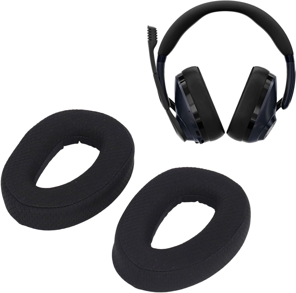 Vervangende Oorkussens voor Gaming Headsets met Gel Materialen, Ademend Mesh, en Geheugen Schuim voor Optimale Comfort en Koeling