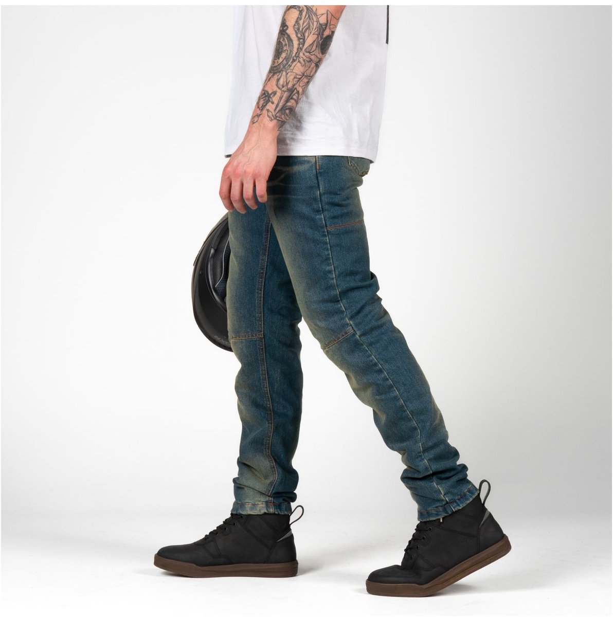 DXR Motorjeans - Badam - Vintage Blauw - XXXL – foto 6
