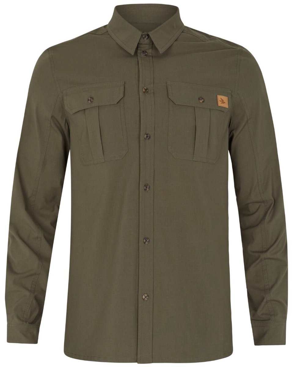 Seeland Selous L/ Cargo Overhemd Outdoor Overhemd Jacht Overhemd Scandinavische Overhemd Cypress