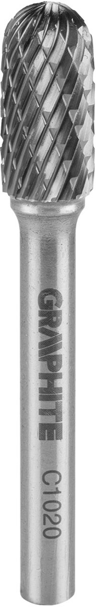 Graphite C Serie - Frees voor Metaal - 10x20 mm - Walcový Zaokrąglony - Trzpien 6x45 mm