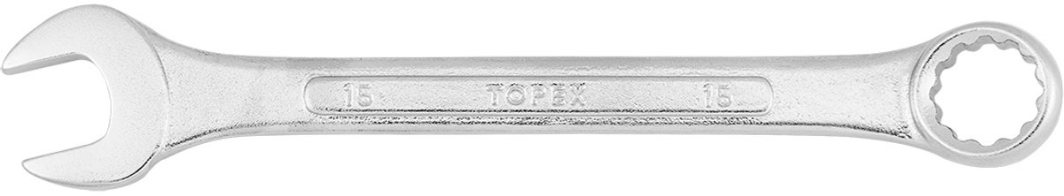Topex - Ringsleutel - 15 x 175 mm - Solide Constructie