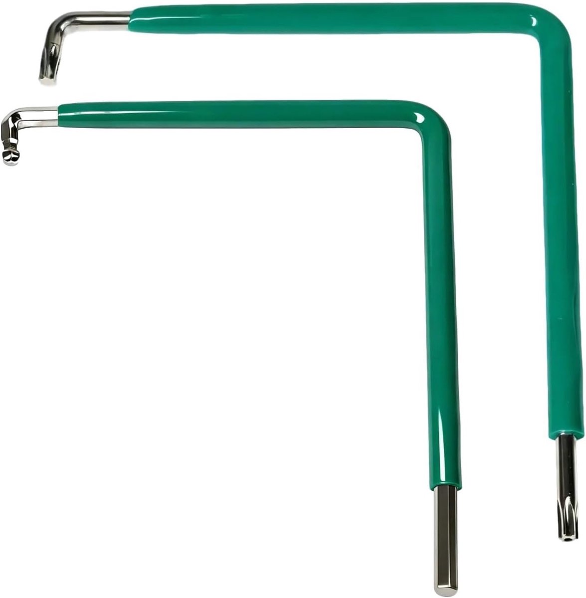 Instelgereedschapsset voor ramen - 2 stuks gebogen zeskant 4 mm en Torx TX15, ideaal voor raammontage en deuropening, perfect voor raambeslag aanpassing en reparatie