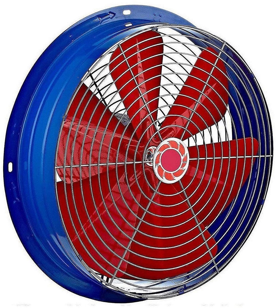 Industriële Ventilator - Wandventilator - Luchtcirculatie - Hoge Efficiëntie - 50cm Diameter