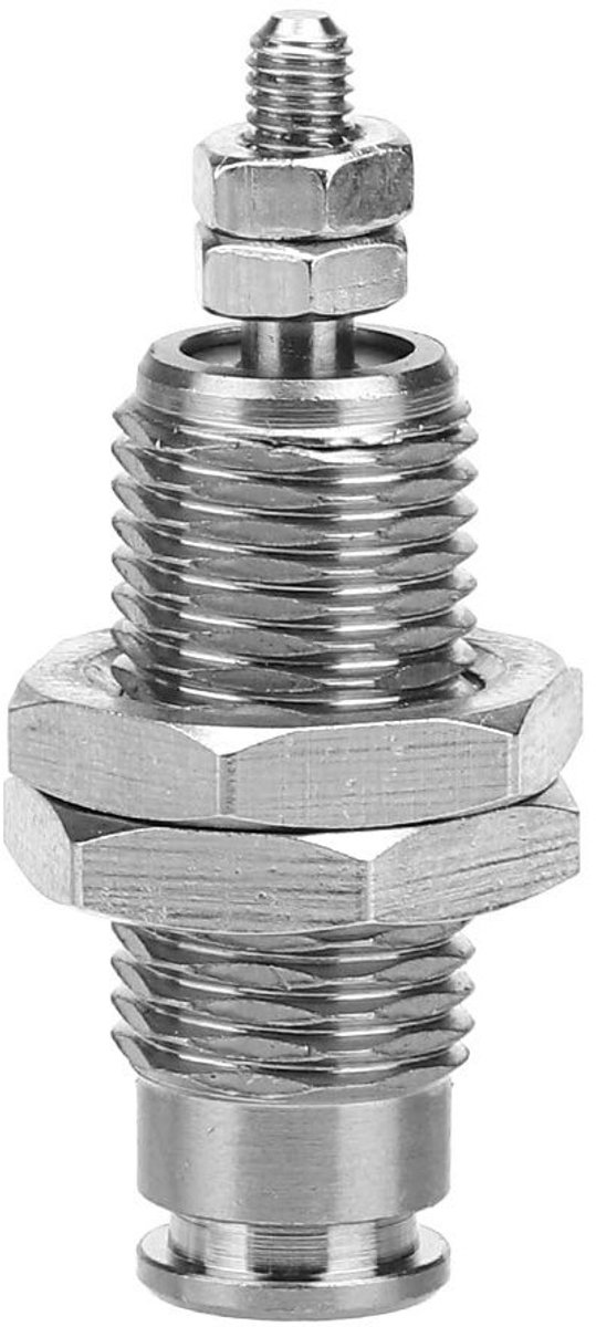Mini Pneumatische Cilinder met 6/10/15mm Bore en 5/10/15mm Slag voor Industriële Toepassingen, Enkelwerkend, Draadverbinding, 0.2-0.7 Mpa