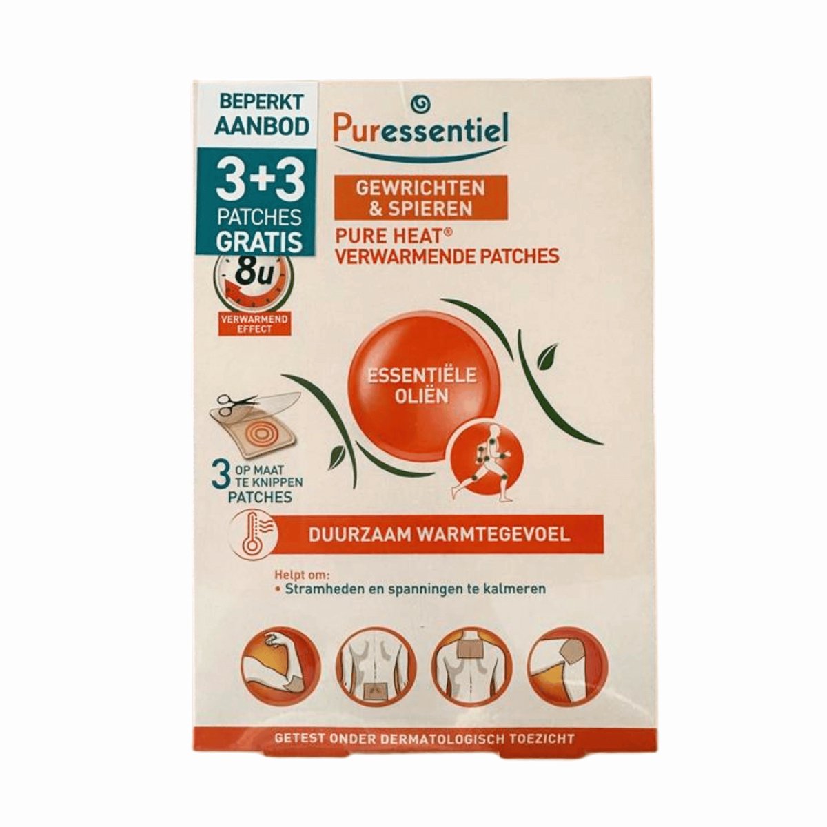 Puressentiel Gewrichten & Spieren Verwarmende Patches 2 x 3 stuks PROMO