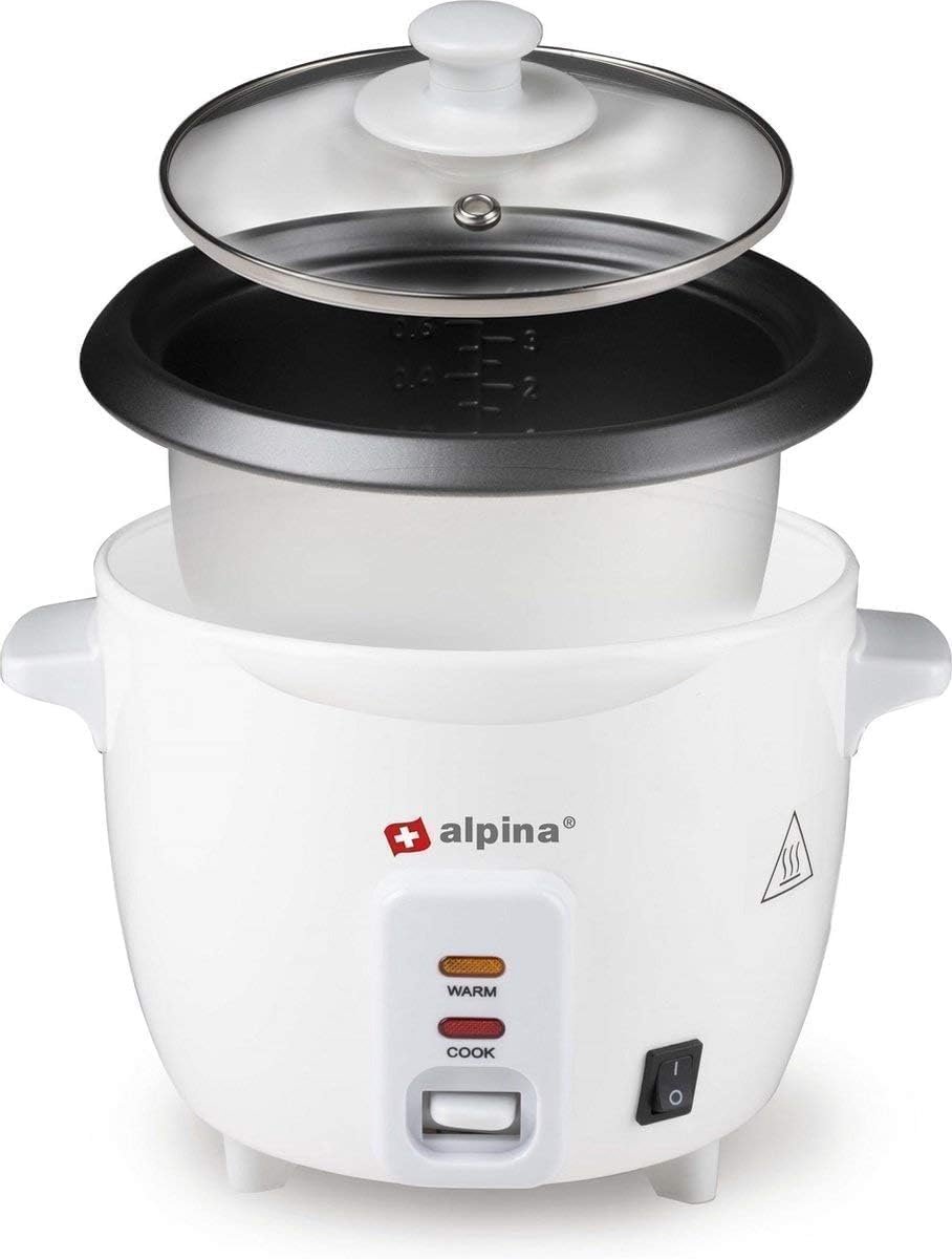 Kleine Rijstkoker 0.6L - 300W - Automatisch Warmhouden - Ideaal voor Singles