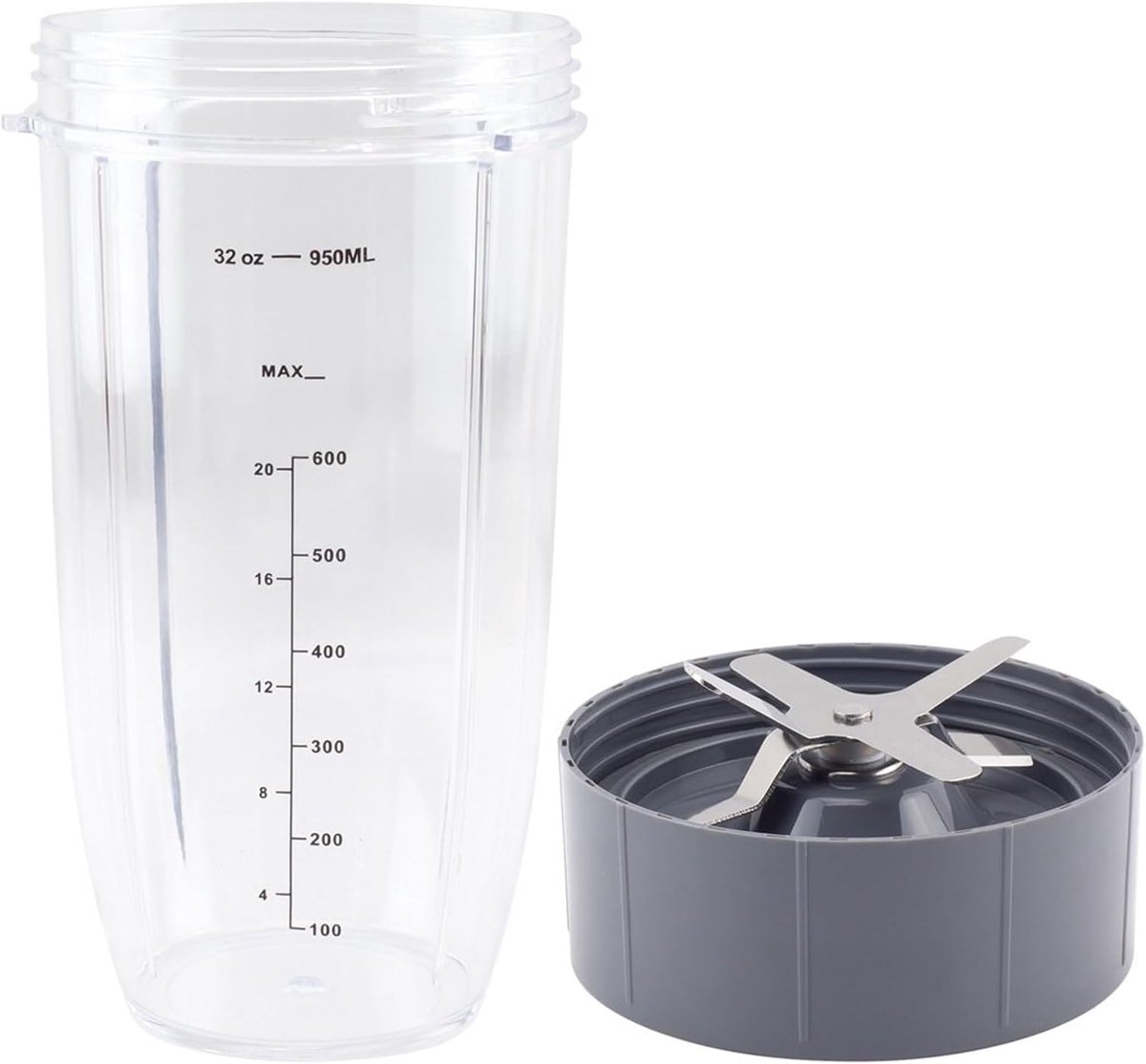 Vervangende Onderdelen Blender - Extra Onderdelen Set - Smoothies Maken - Grote 32oz Beker - 7.5 Inch Hoog - Standaard Kleur