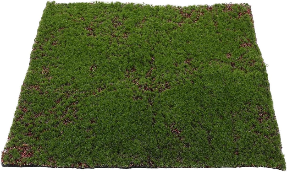 Kunstmos Mat - Nep Gras Tegels - Tuin Decoratie - Realistisch Uiterlijk - 30x30 cm - Groen