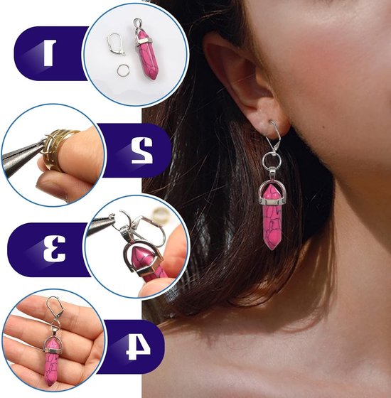 2300 Stuks Springringen en Splitringen in Zilver van 3 tot 10mm voor DIY Sieraden en Kettingen met Ringopeners — afbeelding 3