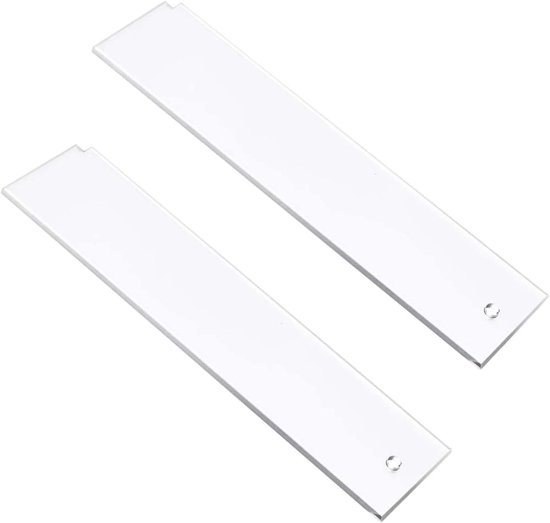 Waxschraper Set - Onderhoudsgereedschap Buitensport - Sportuitrusting Onderhouden - Krasvrije Bescherming - 2 Stuks - Transparant
