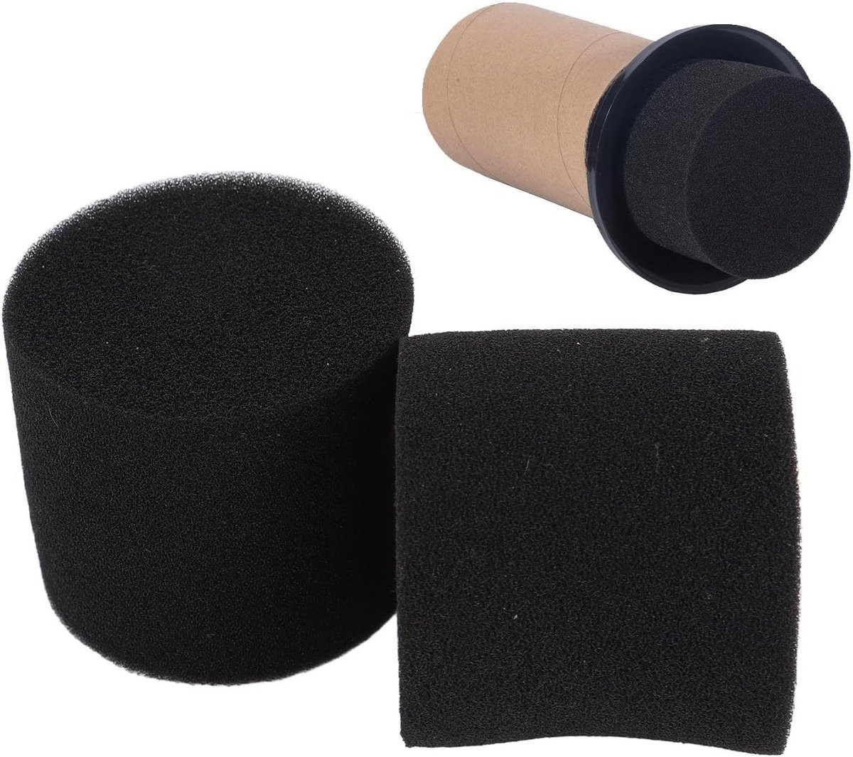 Speaker Poort Spons - Geluidsdemper Poortbuis - Geluid Verbeteren - Stabiele Pasvorm - 60mm Diameter - Zwart