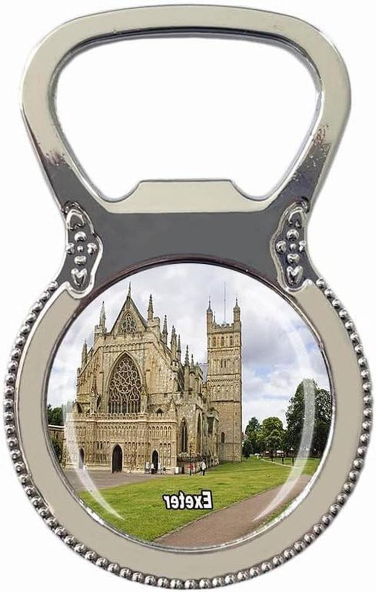 Koelkast Magneet Flesopener - Flesopener Magneet - Keuken Decoratie - Kristalglas Afwerking - 4x6.5 cm - UK2