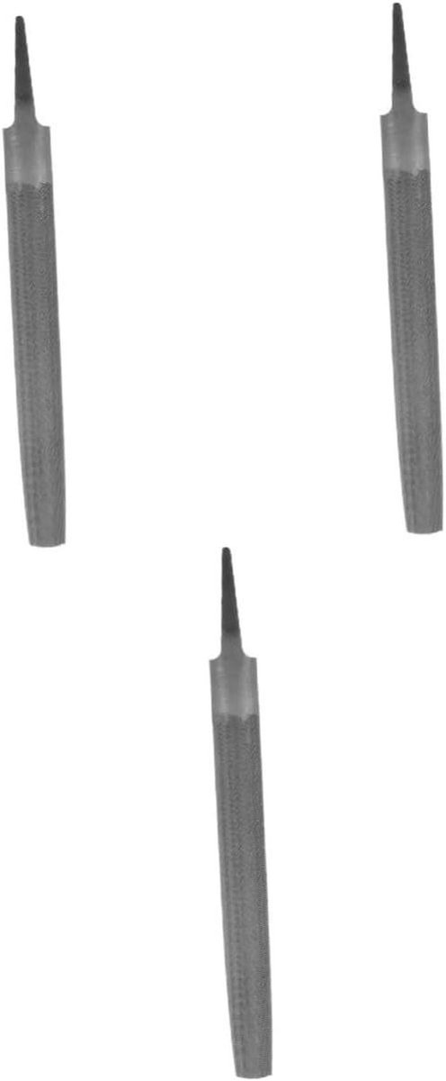Halfronde Vijlen - Metaal Hout - Vormgeven Polijsten - Koolstofstaal - 3 Stuks - Afgebeeld