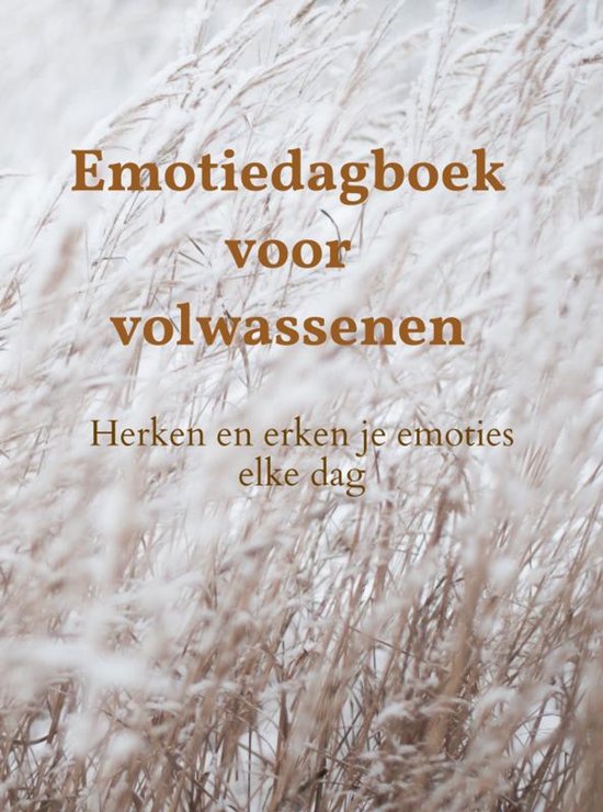 Emotiedagboek voor volwassenen - cover
