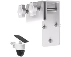 PromoHome Dakgoothouder voor Eufy Security SoloCam S340, Aluminium, Weerbestendig, Buitencamerahouder