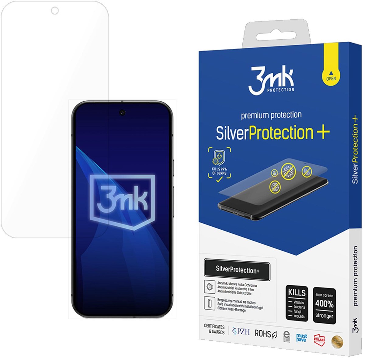 3Mk Silverprotection+ Voor Google Pixel 10 10 Pro Screenprotectie Met Hoge