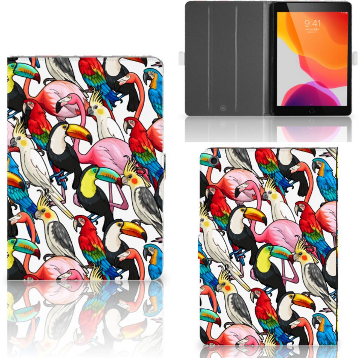 iPad 10.2 2019 | iPad 10.2 2020 | 10.2 2021 Flip Case Birds