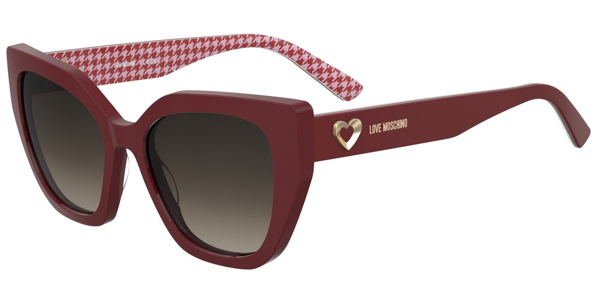 Moschino Love MOL098/S Red pattern 54/18/140 WOMAN Zonnebrillen