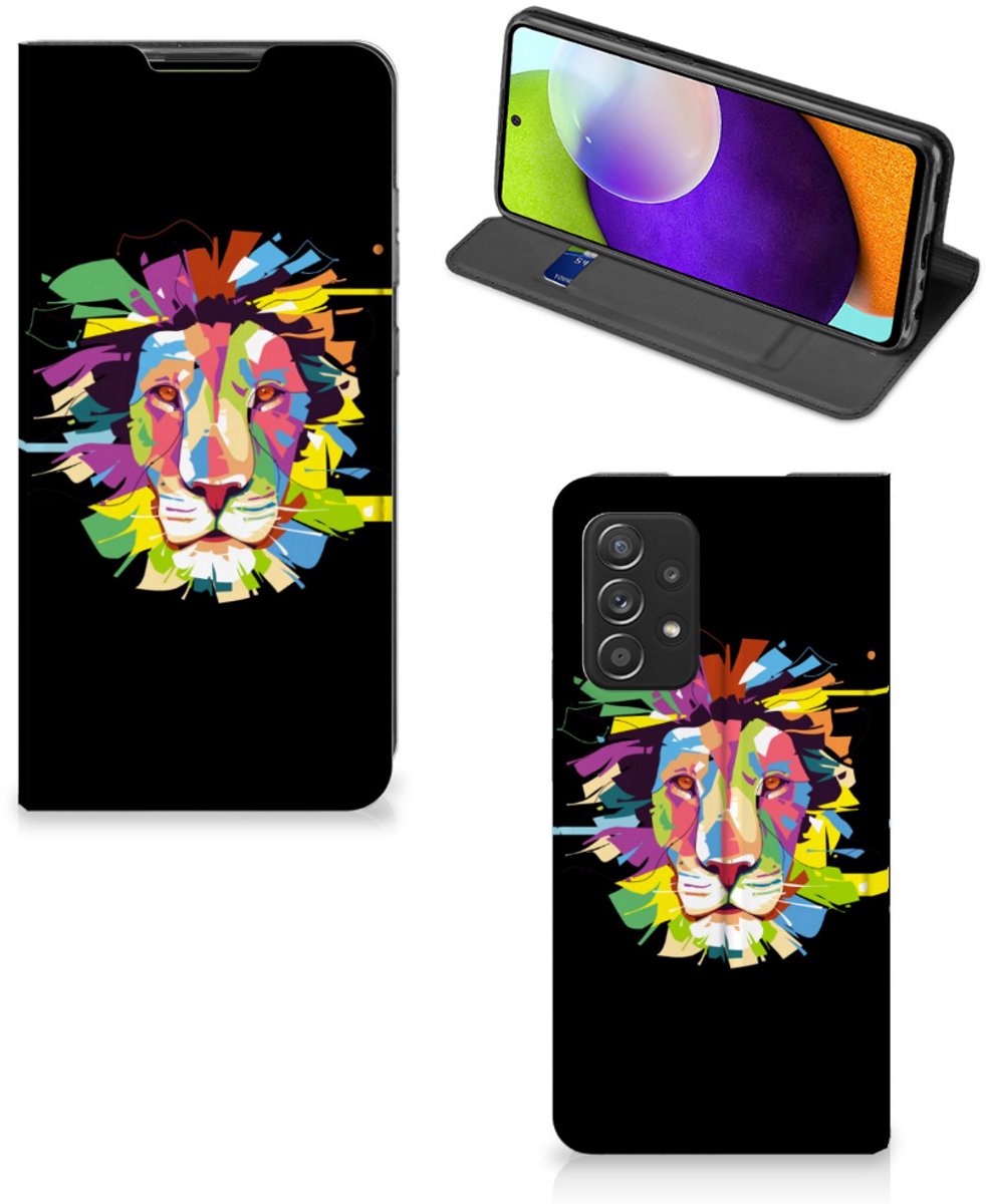Samsung Galaxy A52 Magnet Case Lion Color