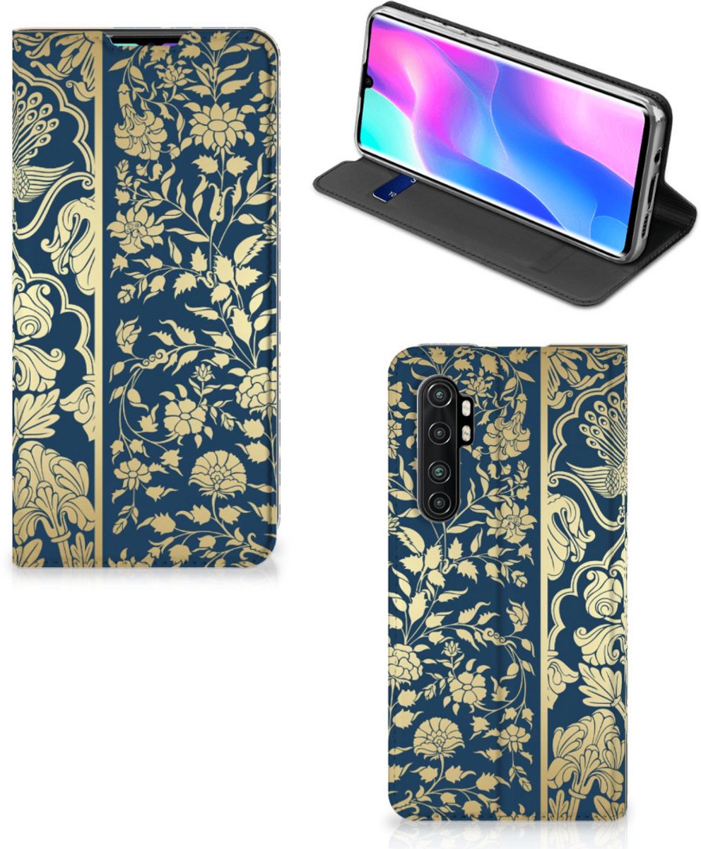 Xiaomi Mi Note 10 Lite Smart Cover Beige Flowers