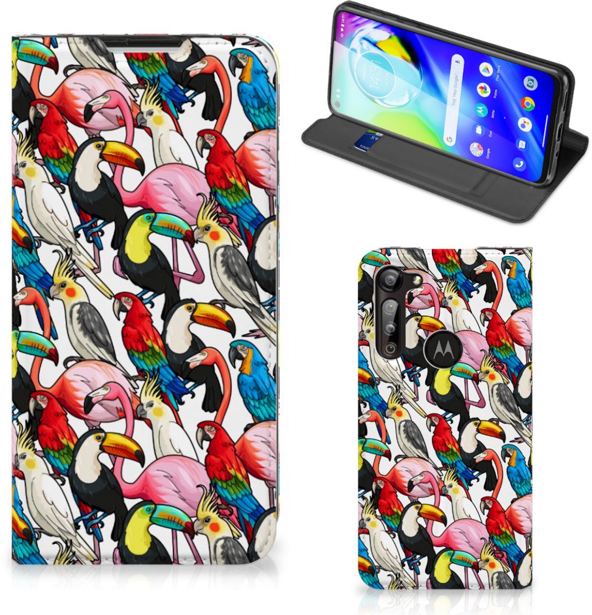 Motorola Moto G8 Power Hoesje maken Birds