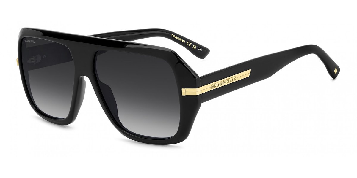 Dsquared2 D2 0160/S Black 59/14/145 MAN Zonnebrillen