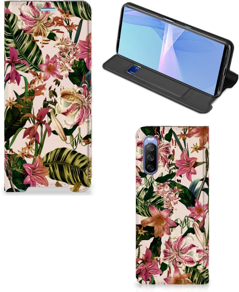 Sony Xperia 10 III Smart Cover Flowers