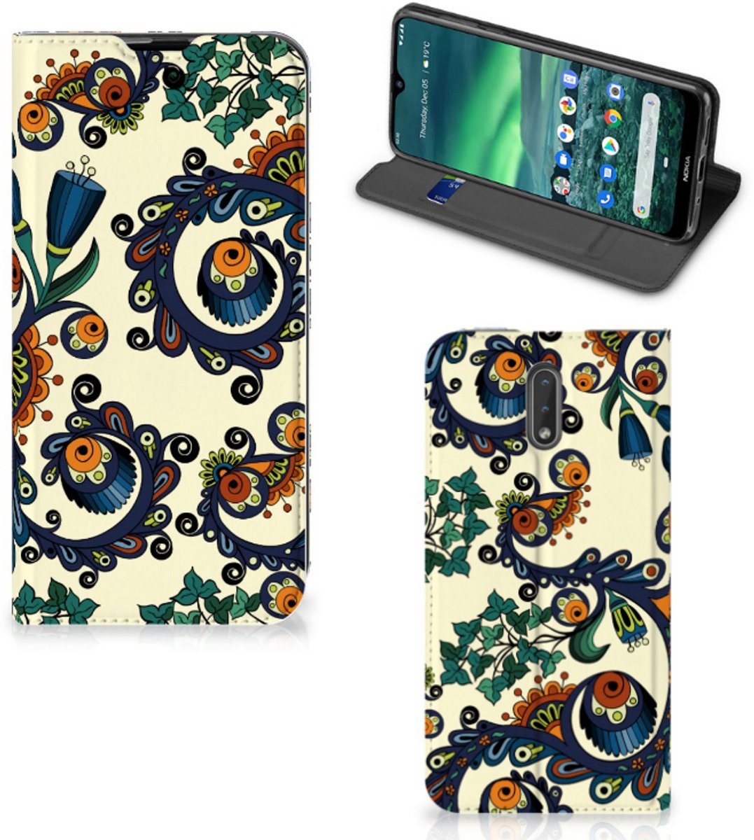Telefoon Hoesje Nokia 2.3 Barok Flower