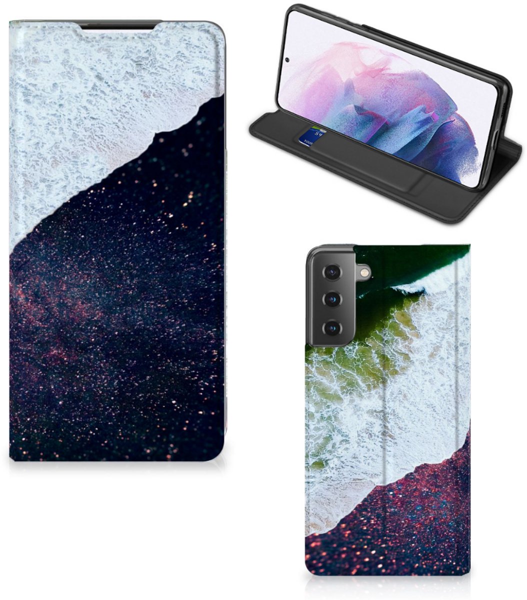 Samsung Galaxy S21 Plus Stand Case Sea in Space