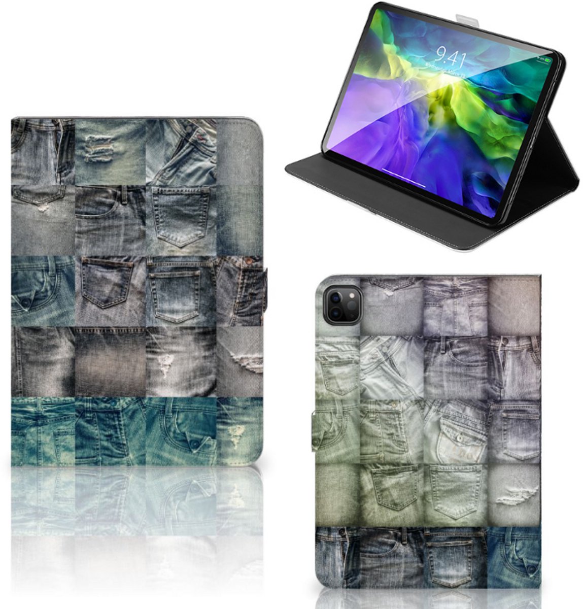 Tablet Hoes met standaard iPad Pro 11 2020/2021/2022 Spijkerbroeken