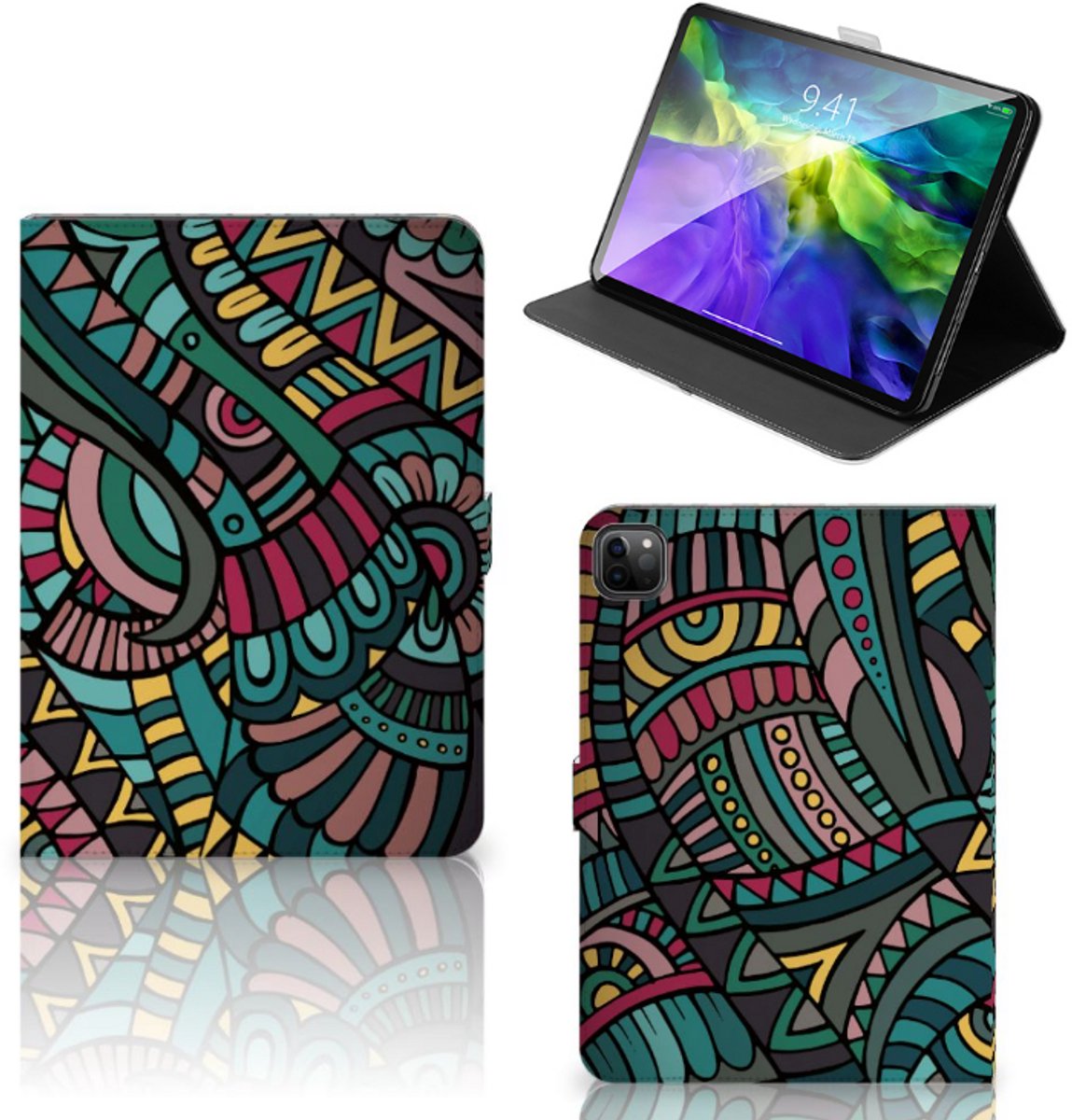 iPad Pro 11 2020/2021/2022 Tablet Hoes Aztec