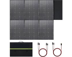 Opvouwbaar Zonnepaneel – Draagbaar Zonnepaneel – Mobiel Zonnepaneel – Outdoor Zonnepaneel – 600W Vermogen – Hoog Rendement